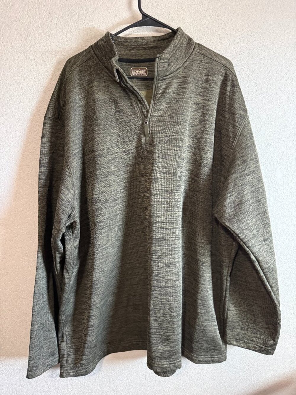 Men's C.E. Schmidt Workwear Green 1/4 Zip Pullover 3XL